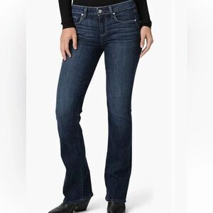 PAIGE Manhattan Dark Wash Boot Cut Size 28